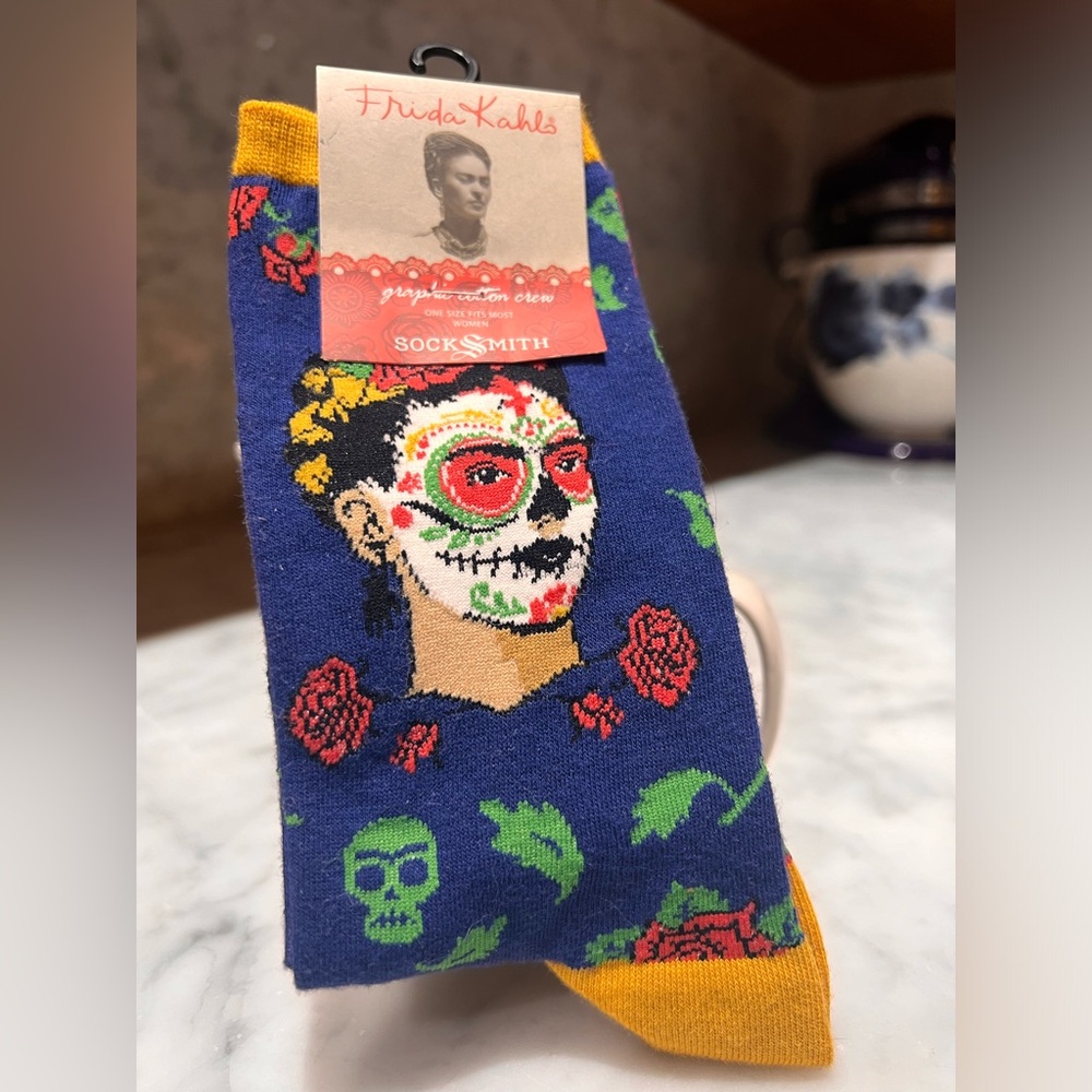 Dia De Los Frida by socksmith OS NWT